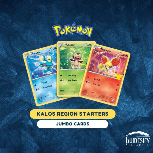 Chespin, Fennekin, and Froakie Jumbo Starters (Kalos) - Pokemon TCG 25th Anniversary