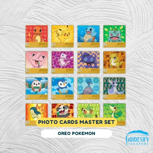 Oreo Pokemon Photo Cards Master Set