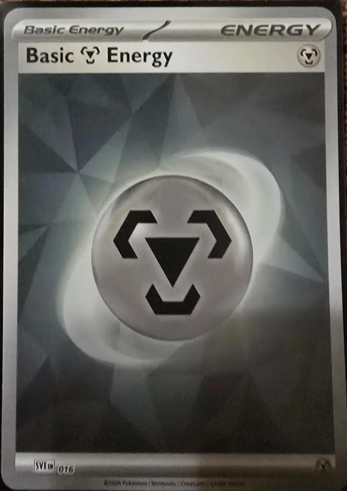 [Binder Condition] Basic Metal Energy [Holo] #16 Pokemon Scarlet & Violet Energy