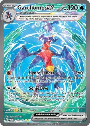 [Binder Condition] Garchomp ex #245 Pokemon Paradox Rift