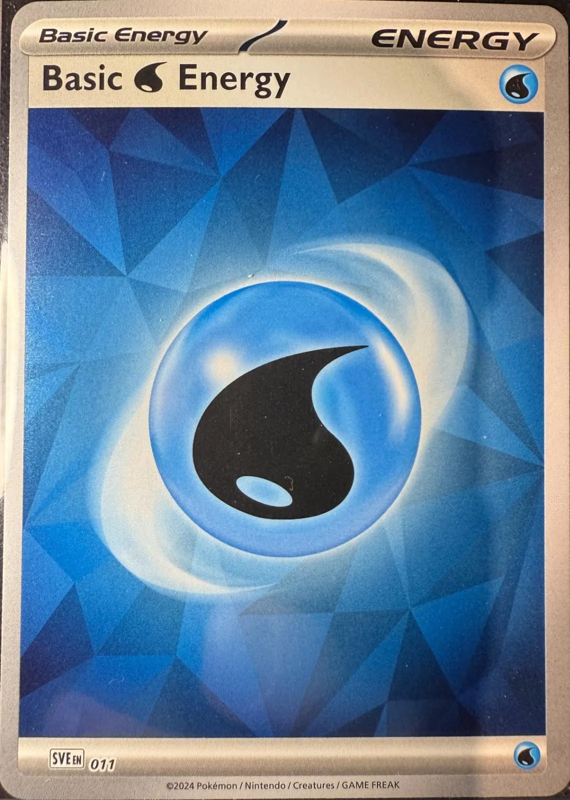 [Binder Condition] Basic Water Energy [Holo] #11 Pokemon Scarlet & Violet 151