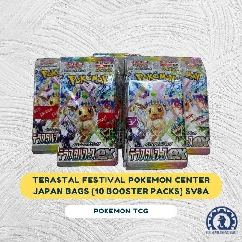 Terastal Festival Pokemon Center Japan Bags (10 Booster Packs) SV8a