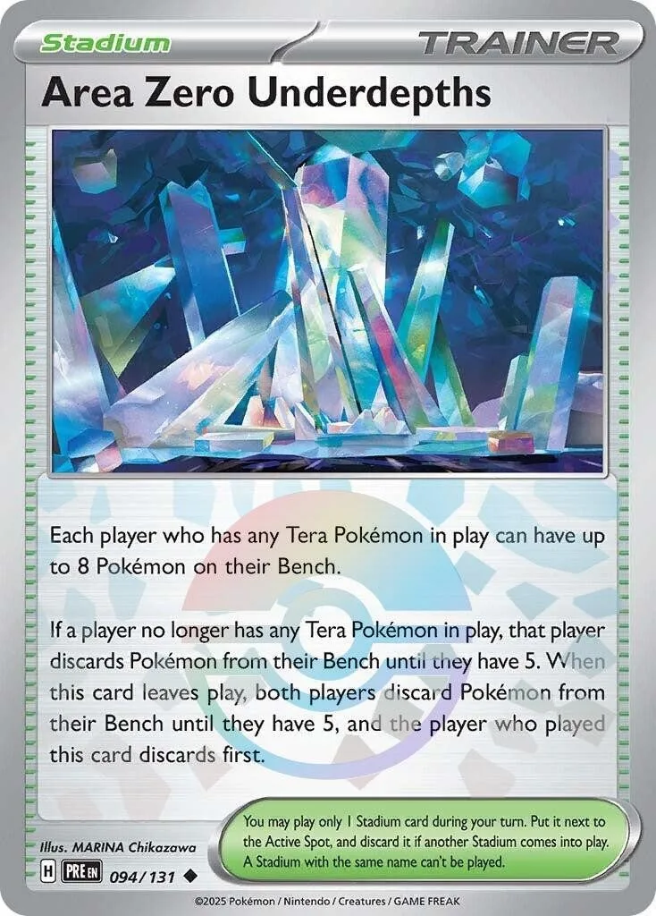 [Binder Condition] Area Zero Underdepths [Poke Ball] #94 Pokemon Prismatic Evolutions