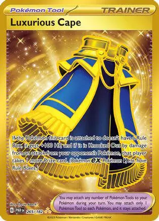 [Binder Condition] Luxurious Cape #265 Pokemon Paradox Rift