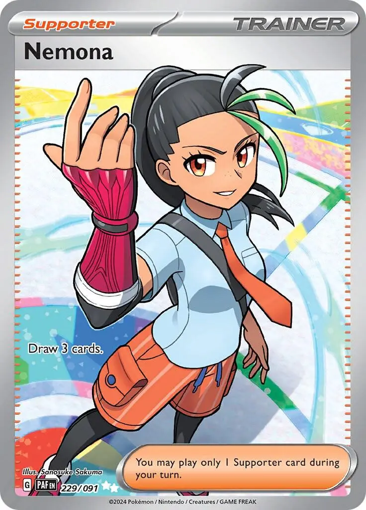 [Binder Condition] Nemona #229 Pokemon Paldean Fates