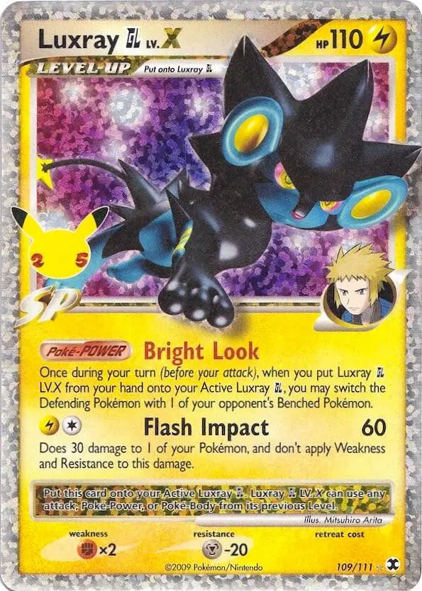 [Binder Condition] Luxray GL LV.X #109 Pokemon Celebrations