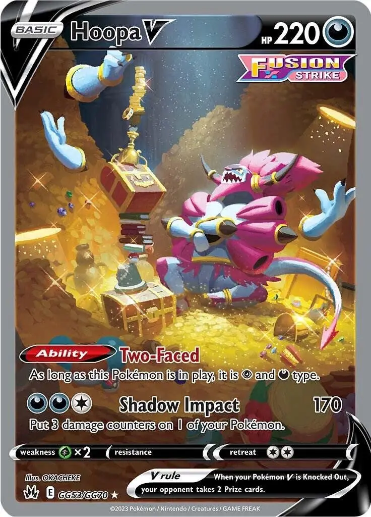[Binder Condition] Hoopa V #GG53 Pokemon Crown Zenith