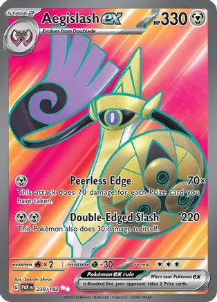 [Binder Condition] Aegislash ex #230 Pokemon Paradox Rift