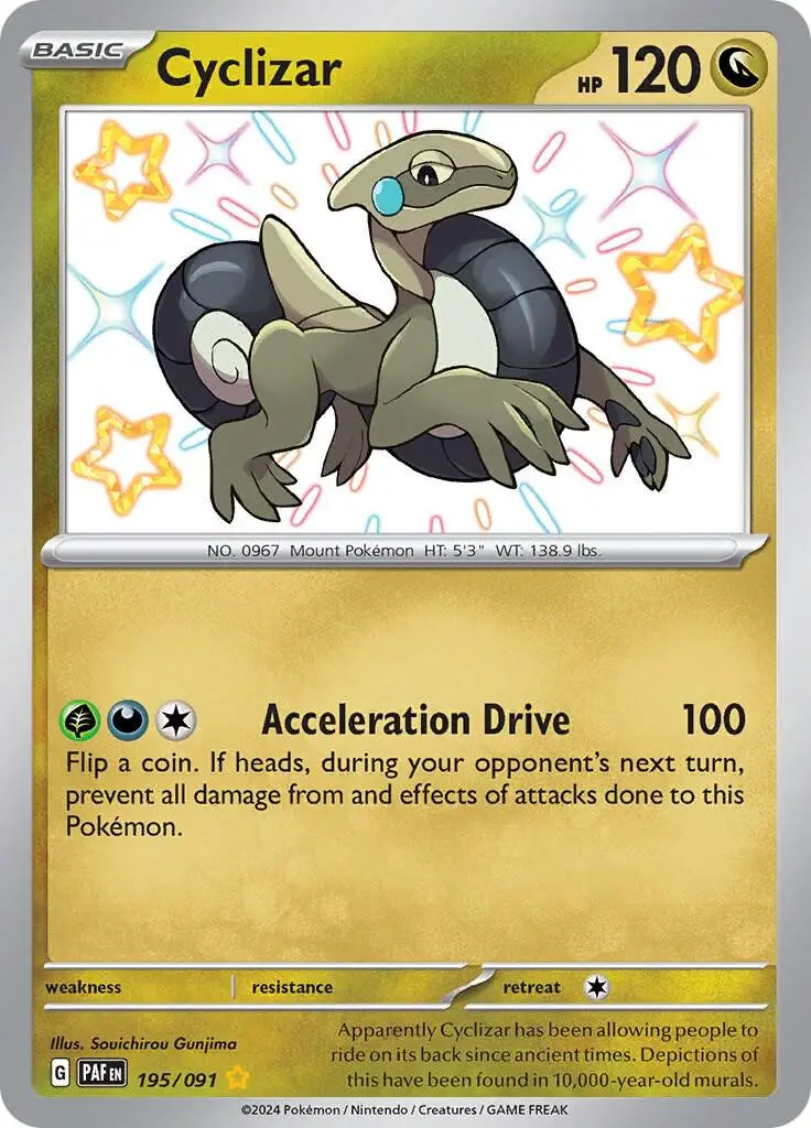 [Binder Condition] Cyclizar #195 Pokemon Paldean Fates