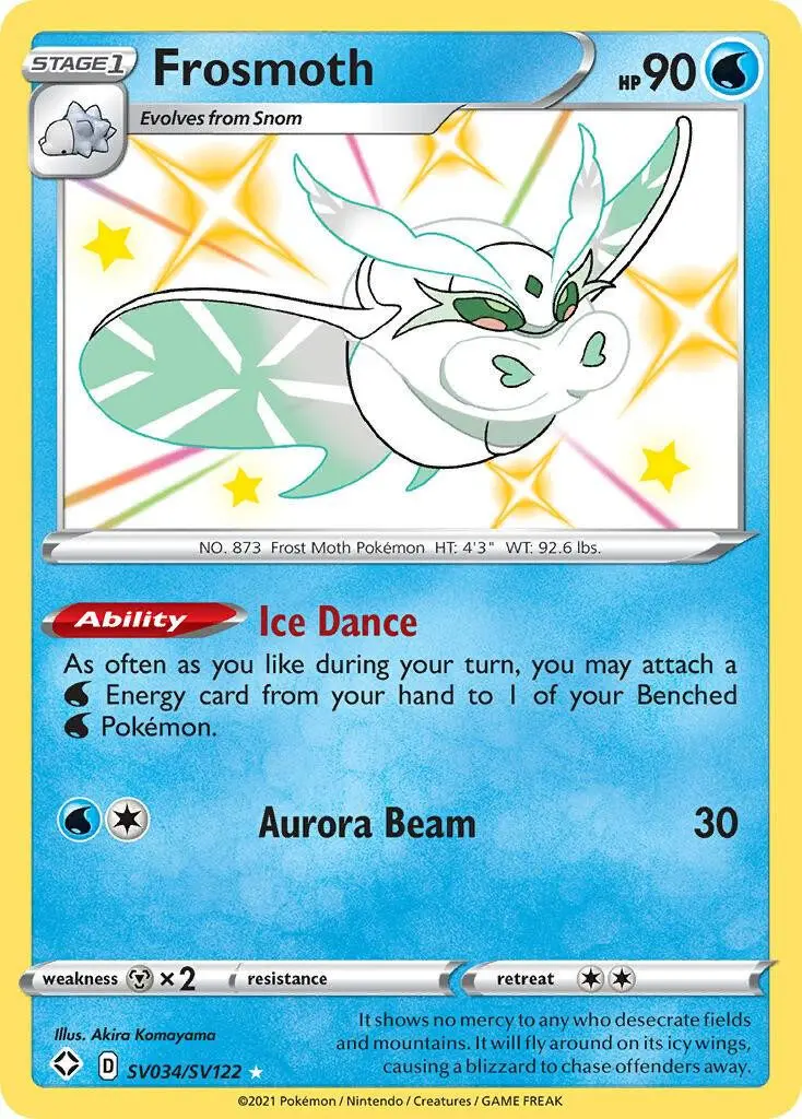 [Binder Condition] Frosmoth #SV034 Pokemon Shining Fates
