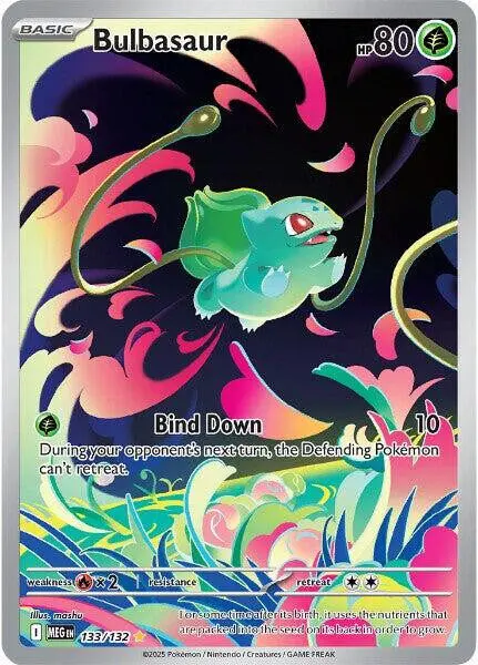 [Binder Condition] Bulbasaur #133 Pokemon Mega Evolution