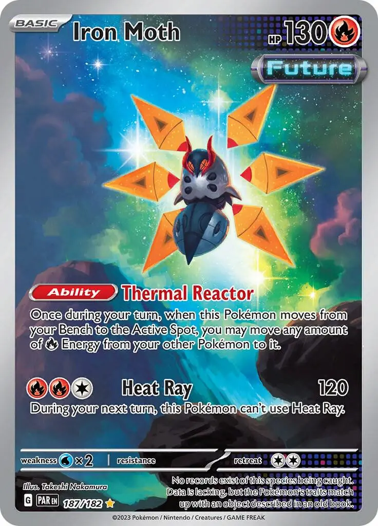 [Binder Condition] Iron Moth #187 Pokemon Paradox Rift