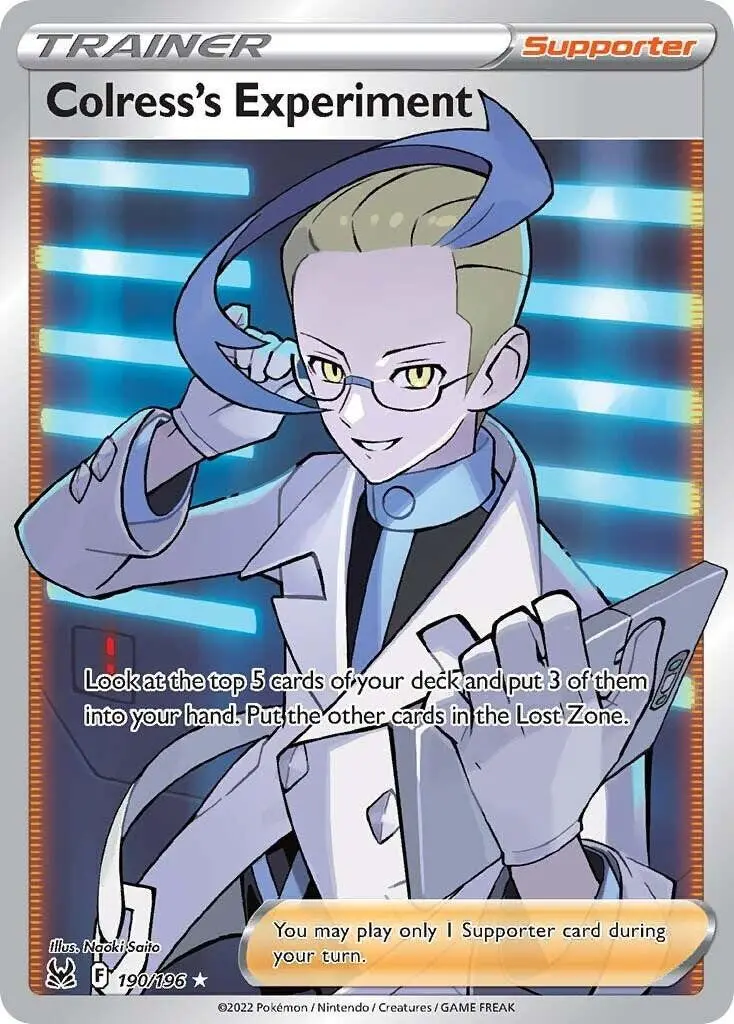 [Binder Condition] Colress's Experiment #190 Pokemon Lost Origin