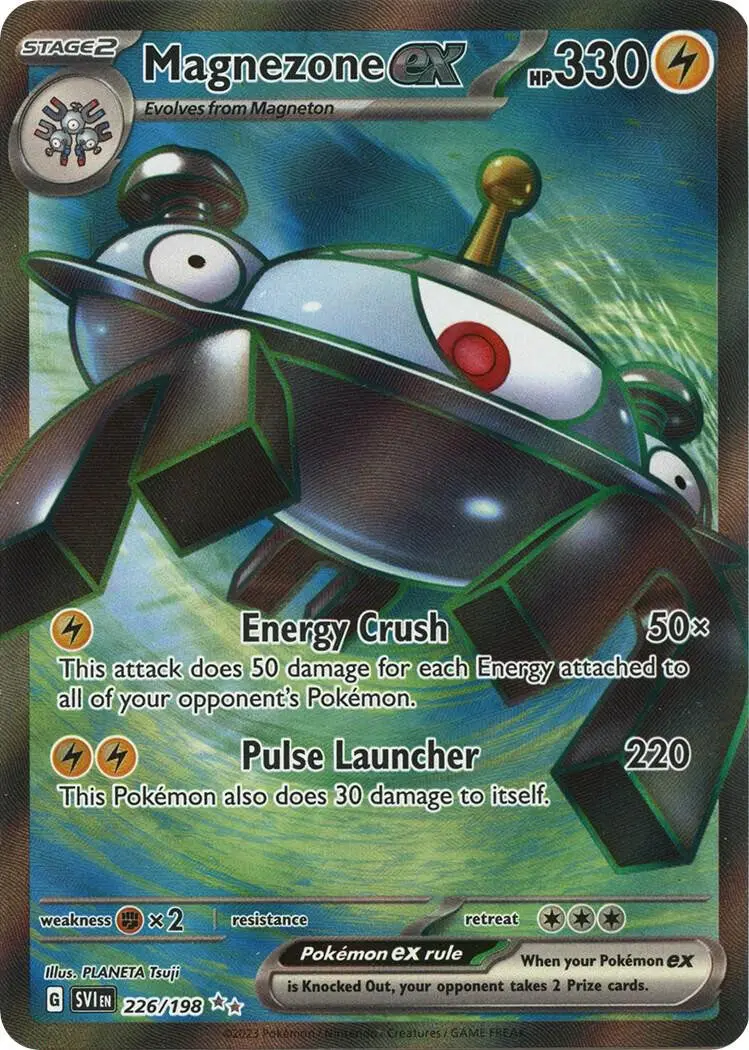 [Binder Condition] Magnezone ex #226 Pokemon Scarlet & Violet