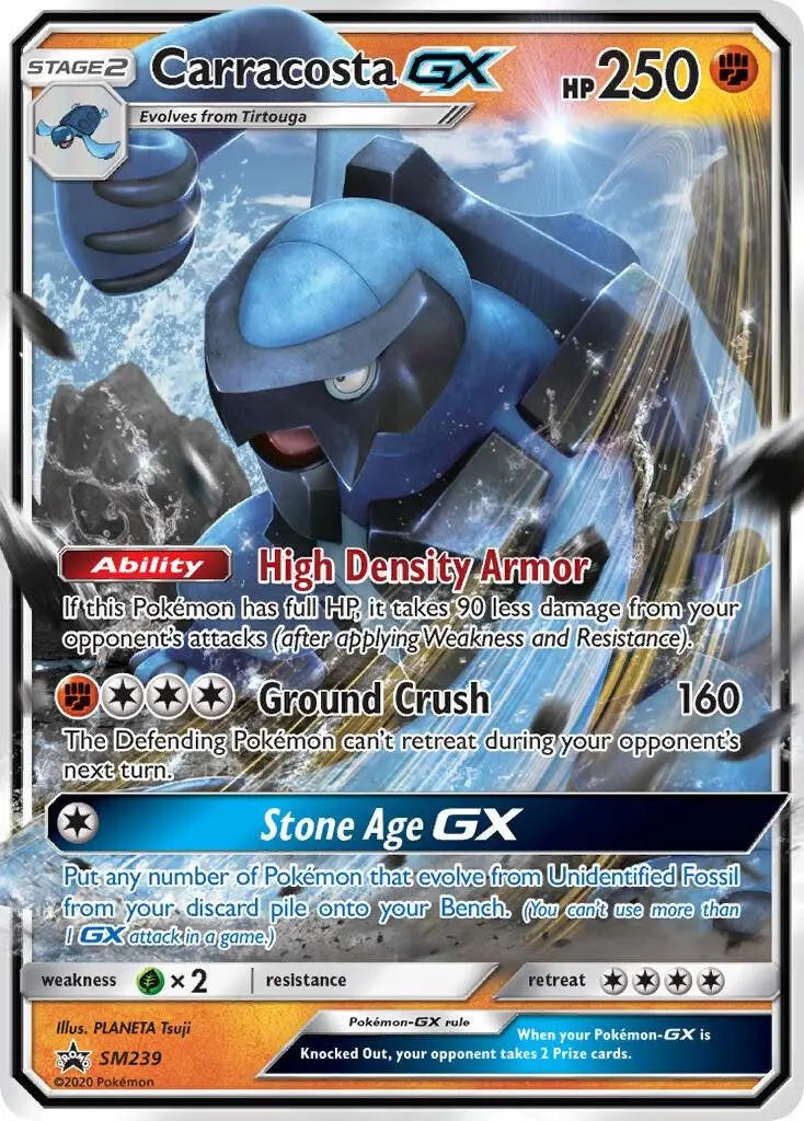 [Binder Condition] Carracosta GX #SM239 Pokemon Promo