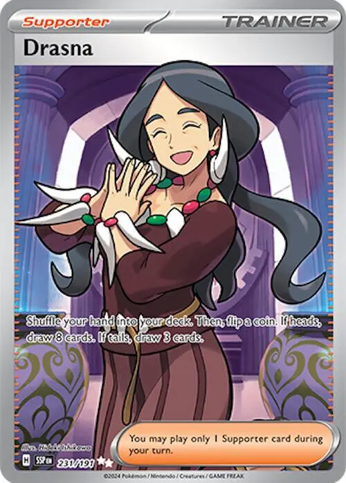 [Binder Condition] Drasna #231 Pokemon Surging Sparks