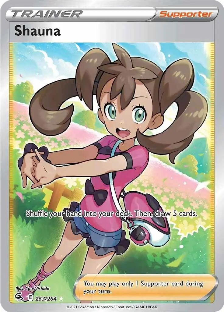 [Binder Condition] Shauna #263 Pokemon Fusion Strike