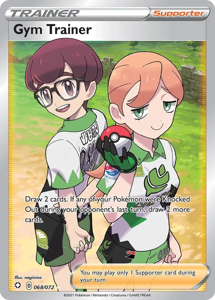 [Binder Condition] Gym Trainer #68 Pokemon Shining Fates