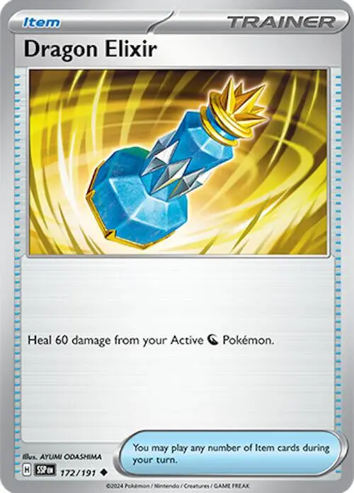 [Binder Condition] Dragon Elixir #172 Pokemon Surging Sparks