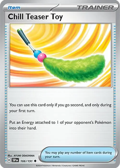 [Binder Condition] Chill Teaser Toy #166 Pokemon Surging Sparks