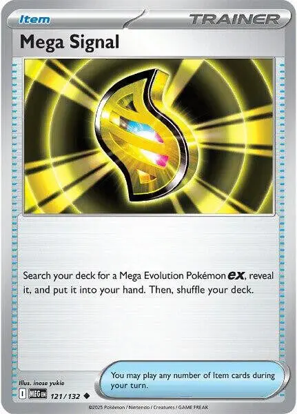 [Binder Condition] Mega Signal #121 Pokemon Mega Evolution