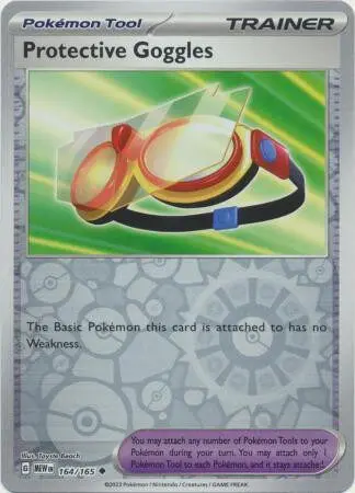 [Binder Condition] Protective Goggles [Reverse Holo] #164 Pokemon Scarlet & Violet 151