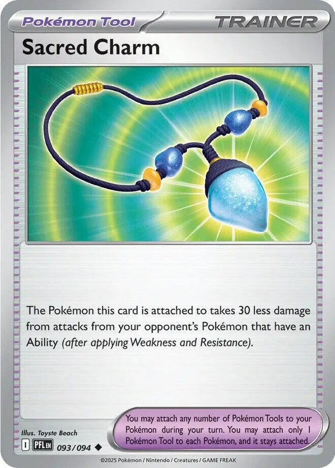 [Binder Condition] Sacred Charm #93 Pokemon Phantasmal Flames
