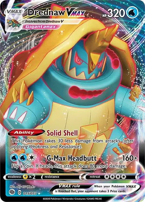 [Binder Condition] Drednaw VMAX #15 Pokemon Champion's Path