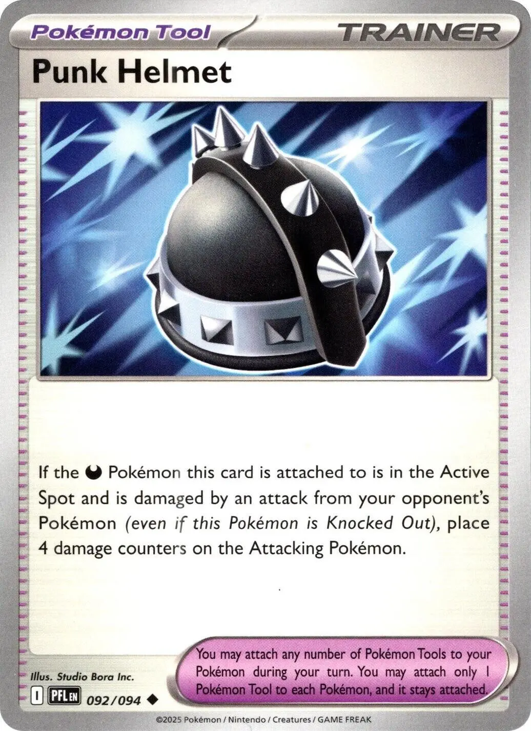 [Binder Condition] Punk Helmet #92 Pokemon Phantasmal Flames