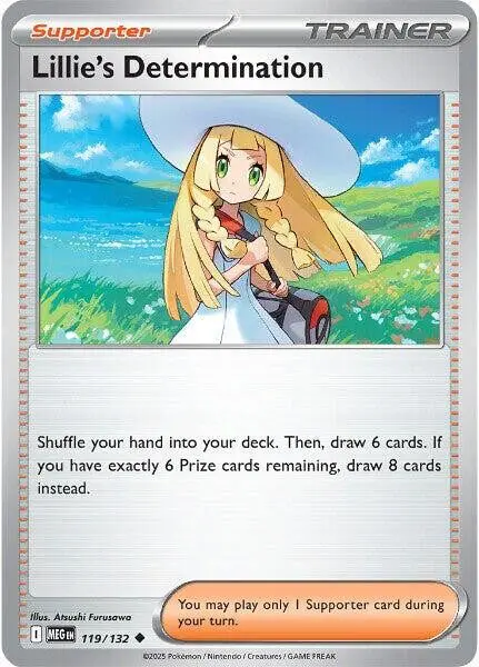 [Binder Condition] Lillie's Determination #119 Pokemon Mega Evolution