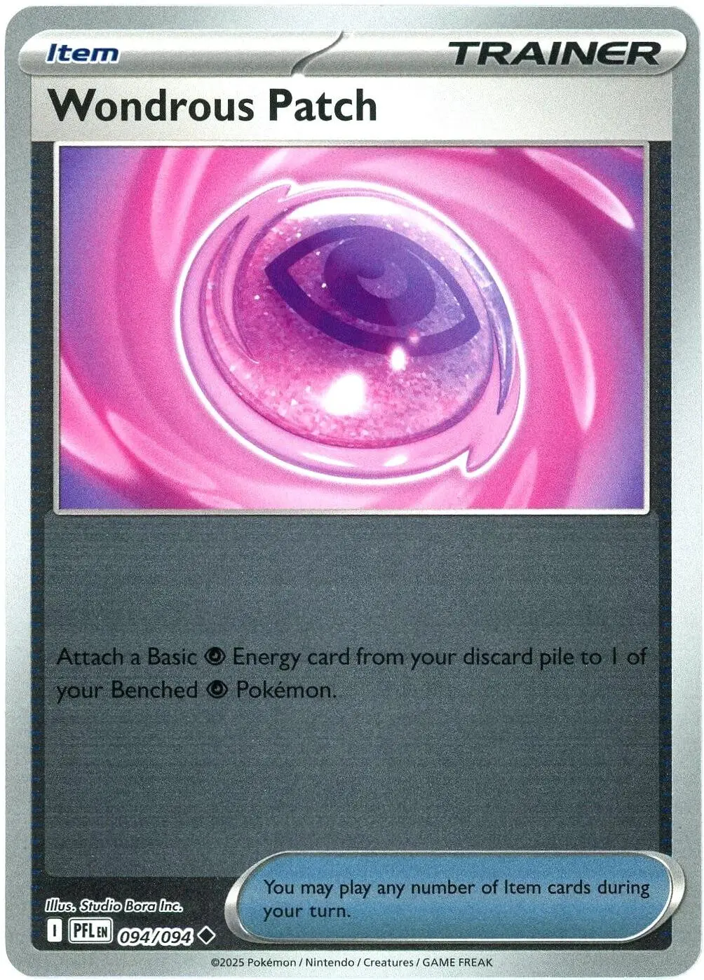 [Binder Condition] Wondrous Patch [Reverse Holo] #94 Pokemon Phantasmal Flames