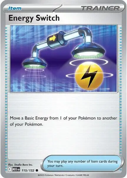 [Binder Condition] Energy Switch #115 Pokemon Mega Evolution