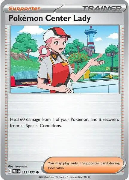 [Binder Condition] Pokemon Center Lady #123 Pokemon Mega Evolution