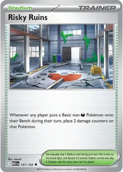 [Binder Condition] Risky Ruins #127 Pokemon Mega Evolution