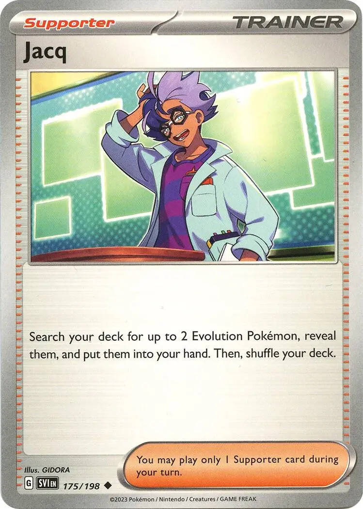 [Binder Condition] Jacq #175 Pokemon Scarlet & Violet