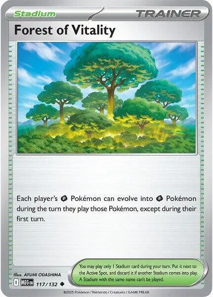 [Binder Condition] Forest of Vitality #117 Pokemon Mega Evolution