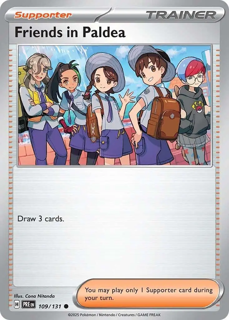 [Binder Condition] Friends in Paldea #109 Pokemon Prismatic Evolutions