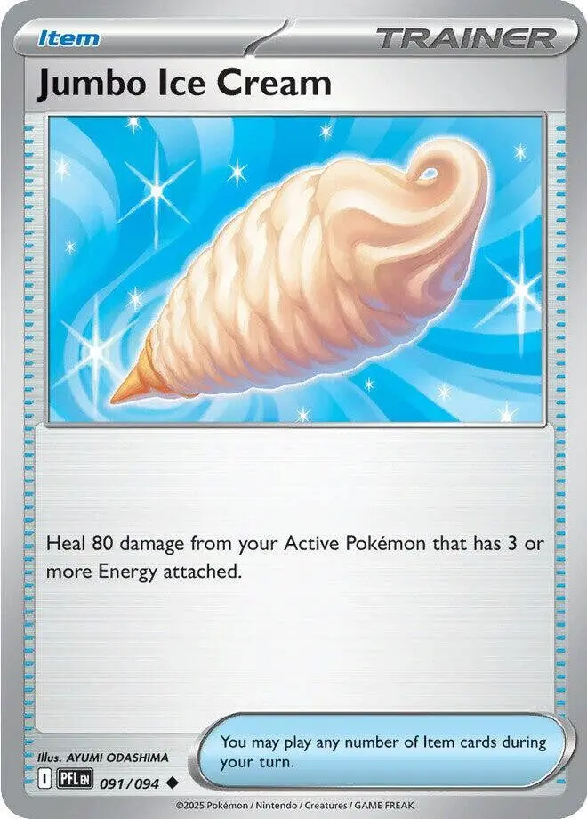 [Binder Condition] Jumbo Ice Cream #91 Pokemon Phantasmal Flames