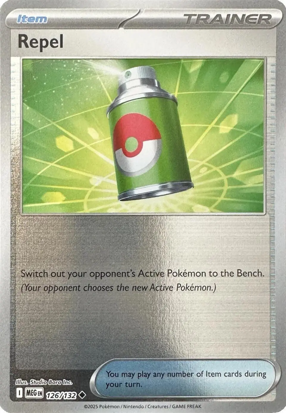 [Binder Condition] Repel [Reverse Holo] #126 Pokemon Mega Evolution