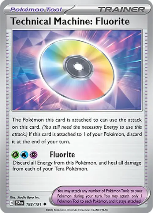 [Binder Condition] Technical Machine: Fluorite #188 Pokemon Surging Sparks