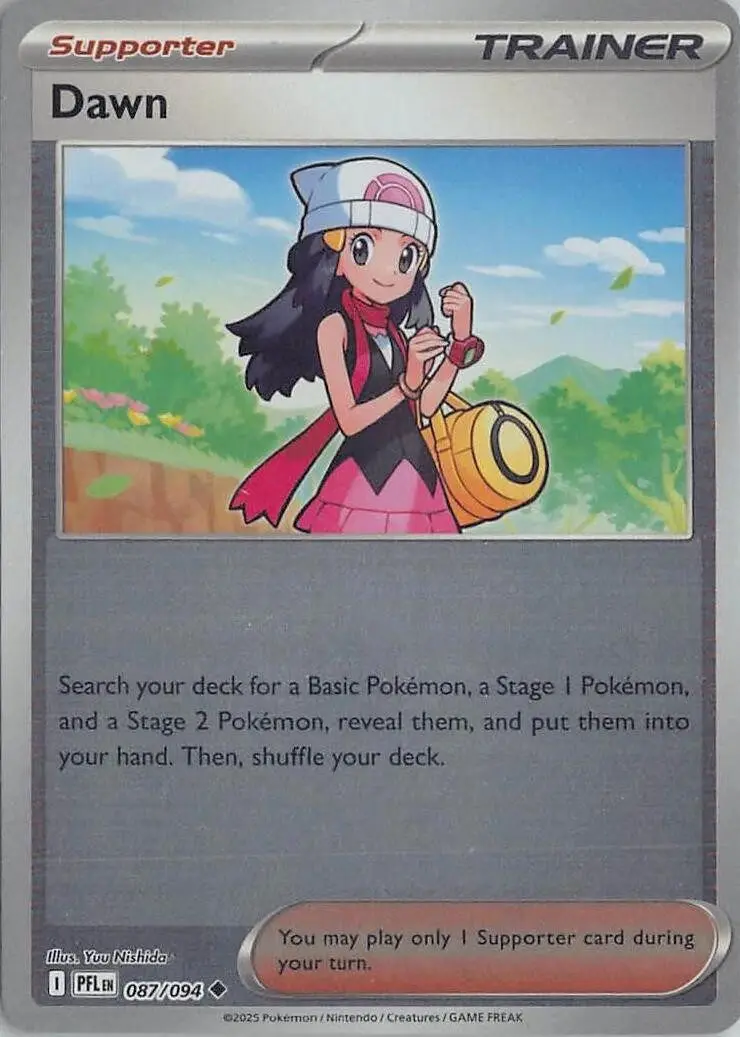 [Binder Condition] Dawn [Reverse Holo] #87 Pokemon Phantasmal Flames