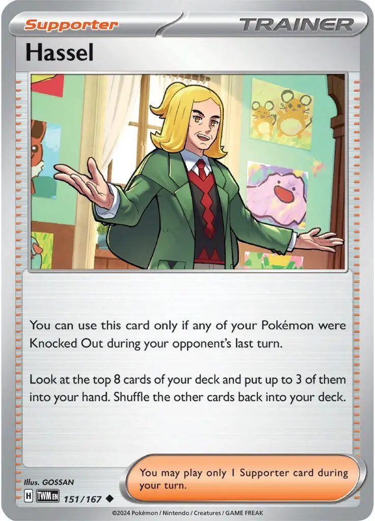 [Binder Condition] Hassel #151 Pokemon Twilight Masquerade