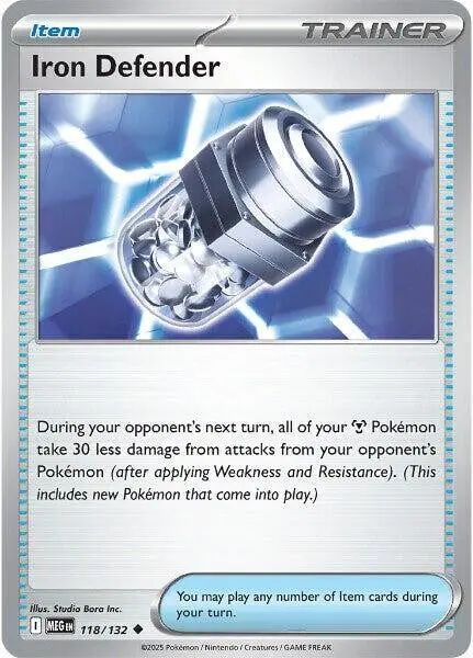 [Binder Condition] Iron Defender #118 Pokemon Mega Evolution
