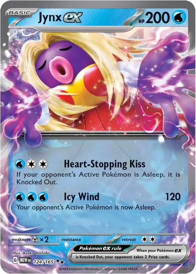 [Binder Condition] Jynx ex #124 Pokemon Scarlet & Violet 151