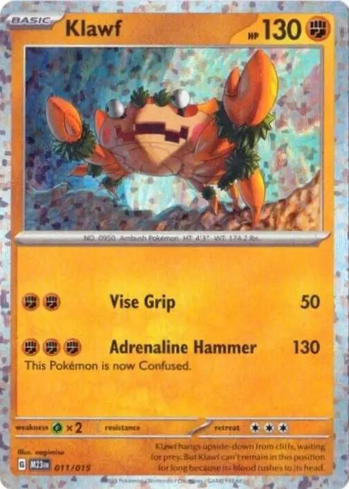 [Binder Condition] Klawf #11 Pokemon McDonalds 2023