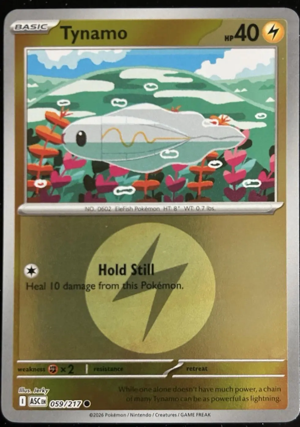 [Binder Condition] Tynamo [Energy] #59 Pokemon Ascended Heroes