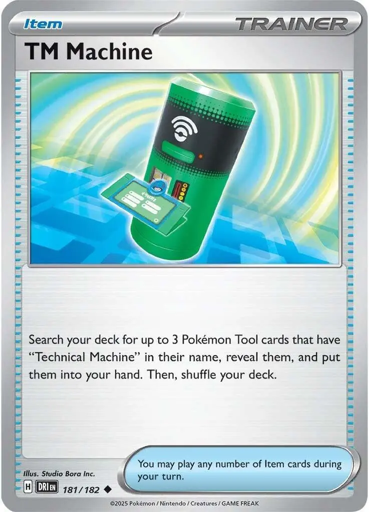 [Binder Condition] TM Machine #181 Pokemon Destined Rivals