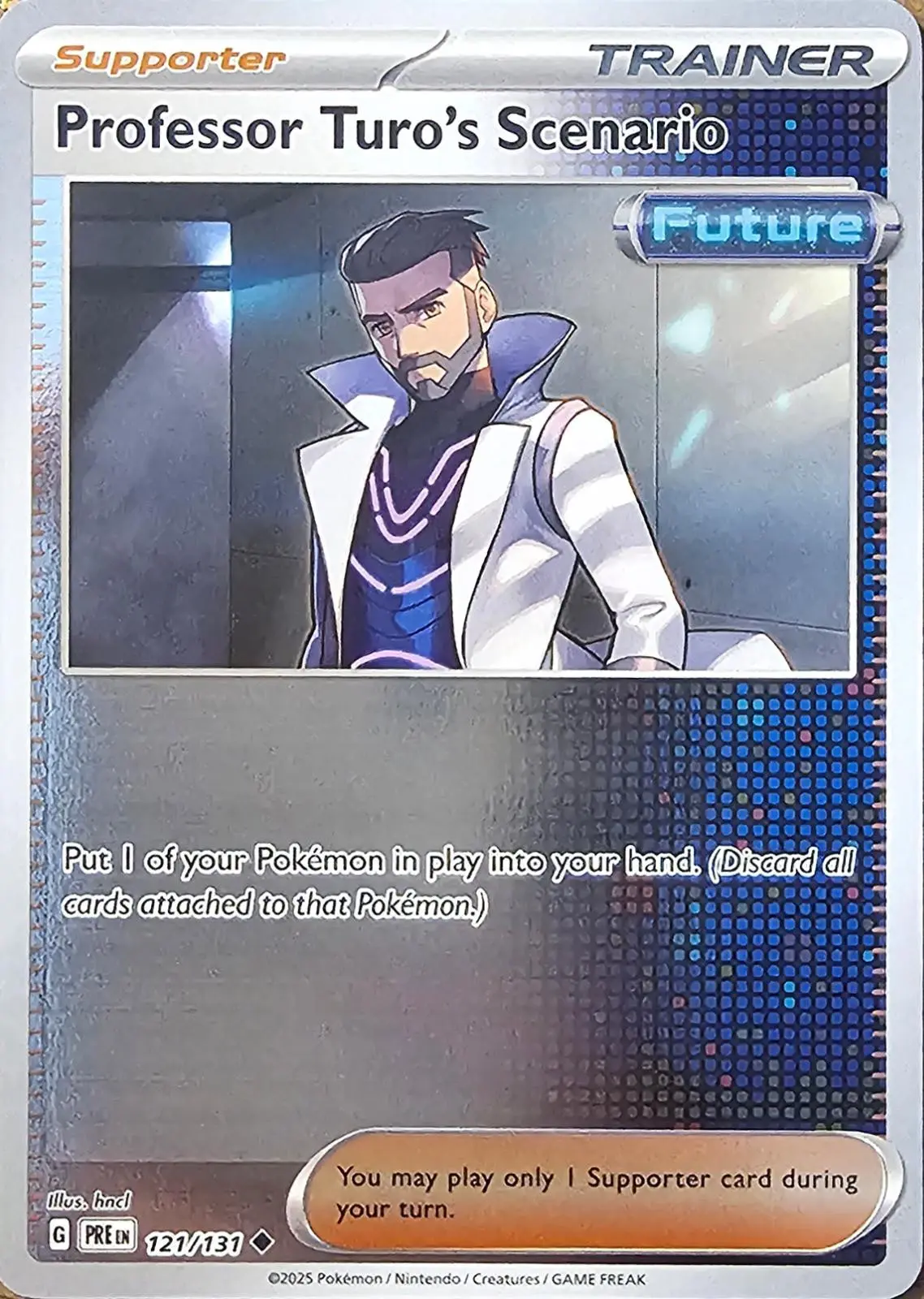 [Binder Condition] Professor Turo's Scenario [Reverse] #121 Pokemon Prismatic Evolutions