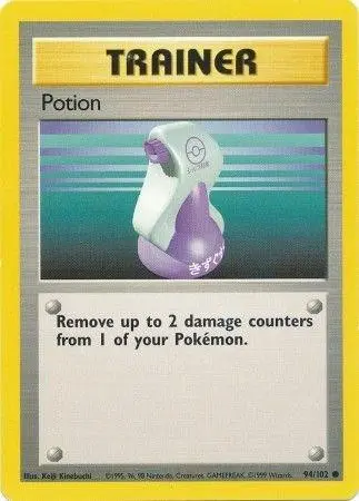 [Binder Condition] Potion #94 Pokemon Base Set