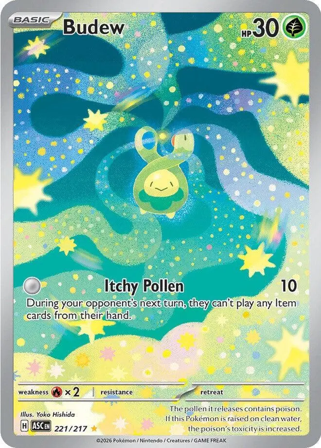 [Binder Condition] Budew #221 Pokemon Ascended Heroes